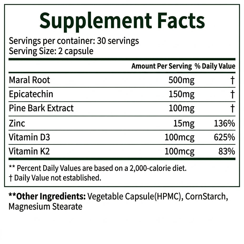 Maral Root Formula