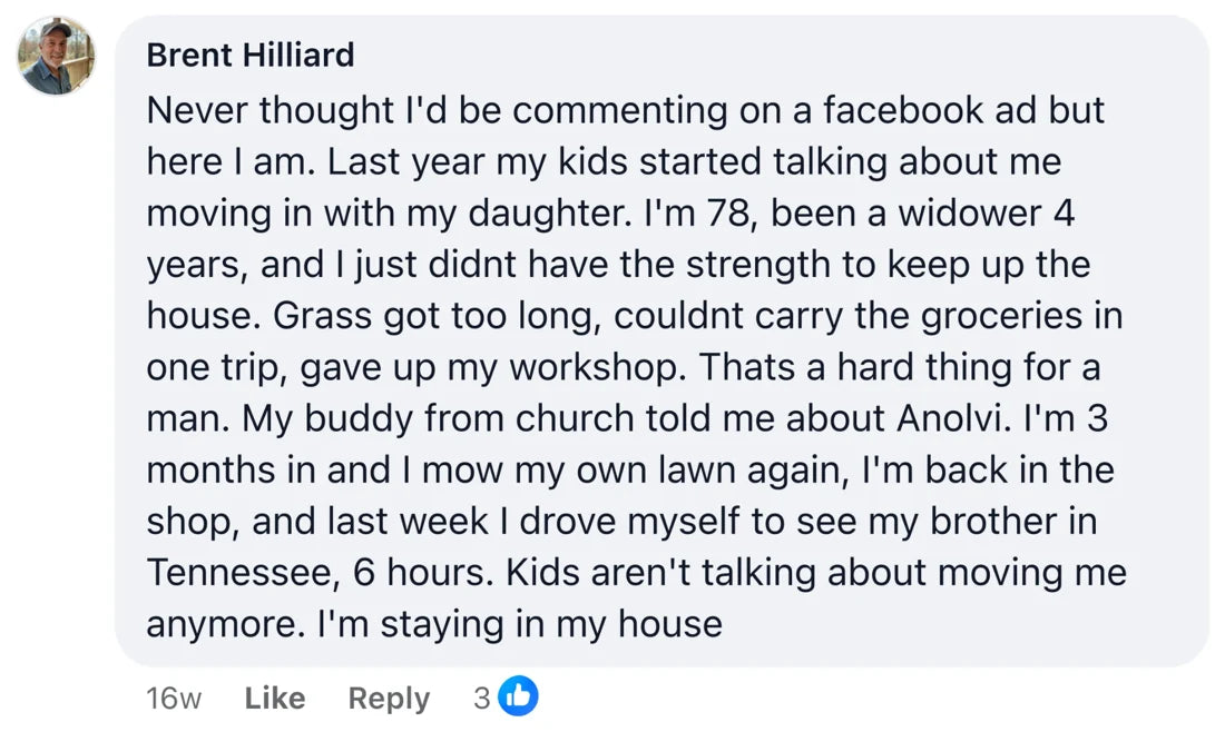 Customer comment