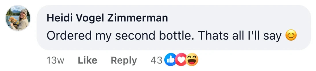Customer comment