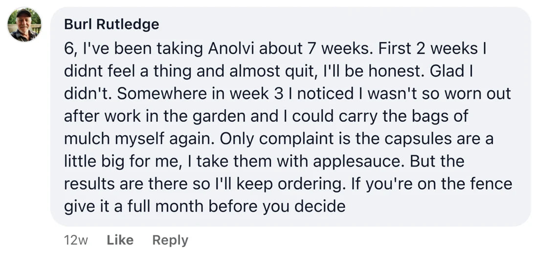 Customer comment