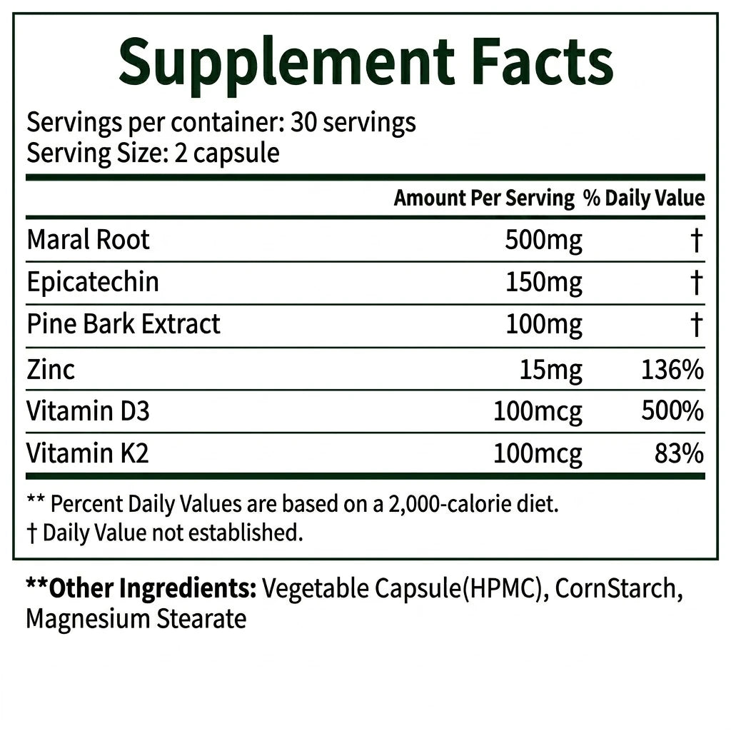 Supplement facts